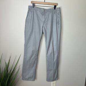 Bonobos Men's Washed Chinos Grey Cotton Straight Fit Pants SZ 34/34‎ Soft Comfy